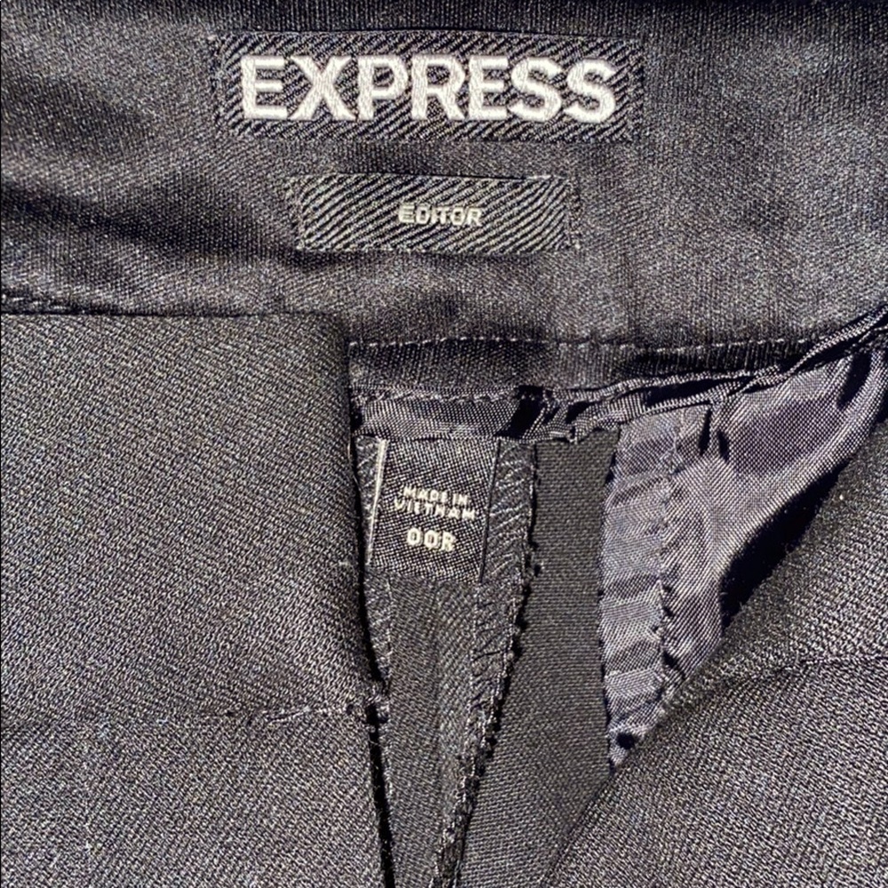 Black Express Editor Pants size 00